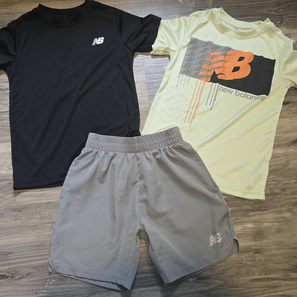 New Balance Kids Set - Black, Light Yellow, Gray